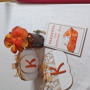 5 PC nwt fall decorations